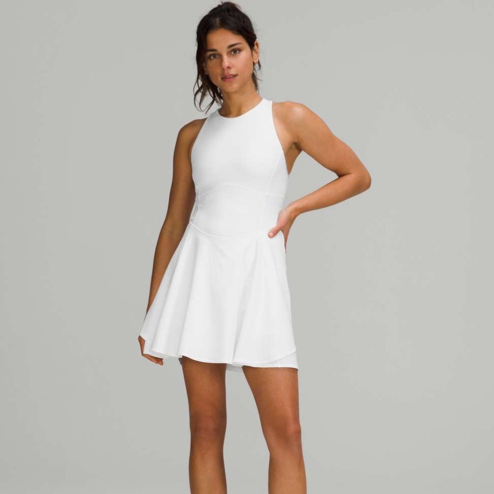 Lululemon court crush dress tennis white